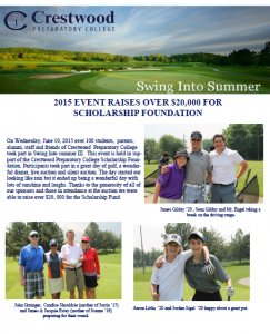 2015 Swing Into Summer Newsletter